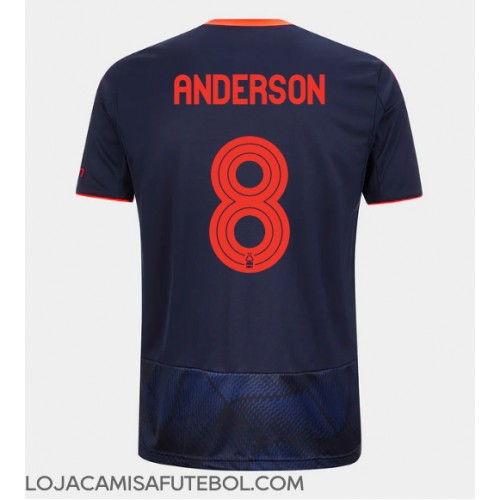 Camisa de Futebol Nottingham Forest Elliot Anderson #8 Equipamento Alternativo 2025-26 Manga Curta